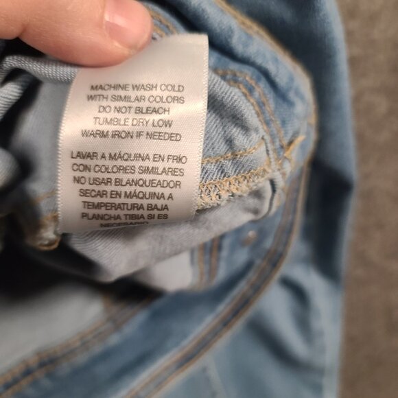 Simply Emma Women's Light Blue Jean Jacket Size 2X - Picture 8 of 14